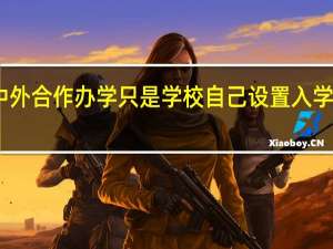 中外合作办学只是学校自己设置入学考试吗