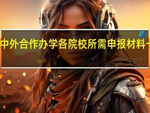 中外合作办学各院校所需申报材料一致吗