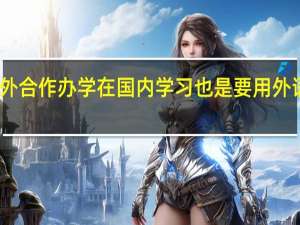 中外合作办学在国内学习也是要用外语沟通吗