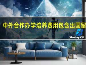 中外合作办学培养费用包含出国留学吗