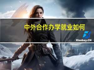 中外合作办学就业如何