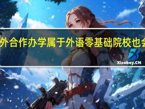 中外合作办学属于外语零基础院校也会接收吗