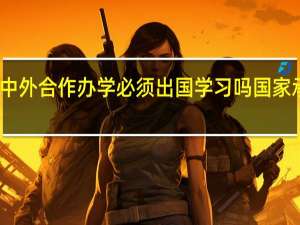 中外合作办学必须出国学习吗国家承认吗