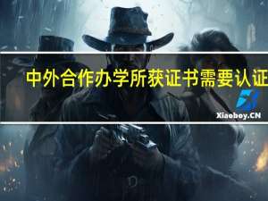 中外合作办学所获证书需要认证吗