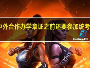 中外合作办学拿证之前还要参加统考考核吗