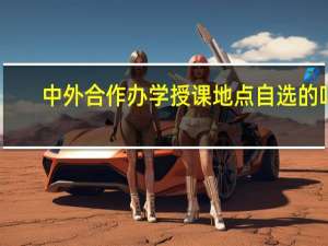 中外合作办学授课地点自选的吗