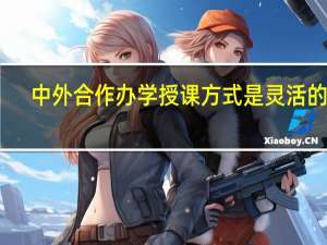 中外合作办学授课方式是灵活的吗