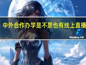 中外合作办学是不是也有线上直播课程