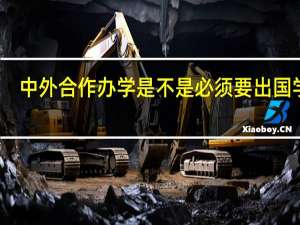 中外合作办学是不是必须要出国学习