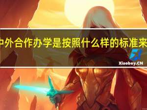 中外合作办学是按照什么样的标准来招生的