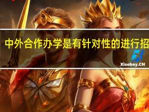 中外合作办学是有针对性的进行招生吗