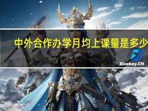 中外合作办学月均上课量是多少天