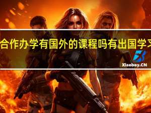中外合作办学有国外的课程吗有出国学习的机会吗