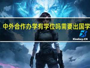 中外合作办学有学位吗需要出国学习吗