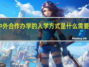 中外合作办学的入学方式是什么需要出国吗
