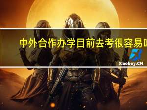 中外合作办学目前去考很容易吗
