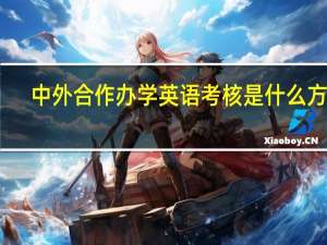 中外合作办学英语考核是什么方式