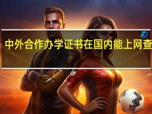 中外合作办学证书在国内能上网查询吗
