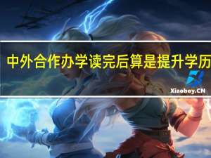 中外合作办学读完后算是提升学历了吗