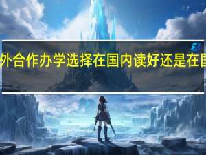 中外合作办学选择在国内读好还是在国外读好