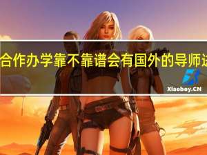 中外合作办学靠不靠谱会有国外的导师进行授课吗