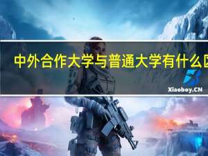 中外合作大学与普通大学有什么区别