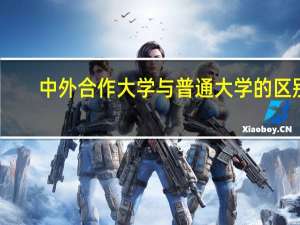 中外合作大学与普通大学的区别