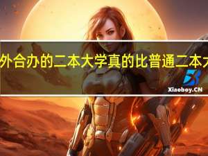 中外合办的二本大学真的比普通二本大学好吗