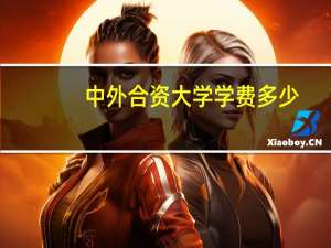 中外合资大学学费多少