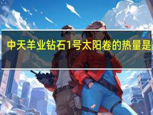 中天羊业 钻石1号太阳卷的热量是多少