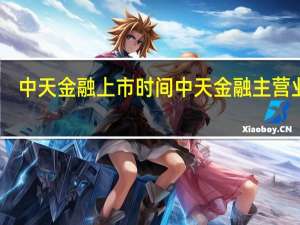 中天金融上市时间 中天金融主营业务