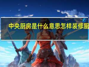 中央厨房是什么意思怎样装修厨房