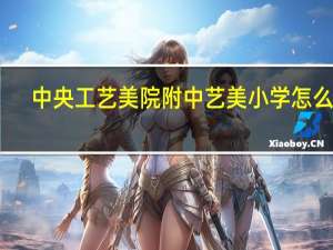 中央工艺美院附中艺美小学怎么样