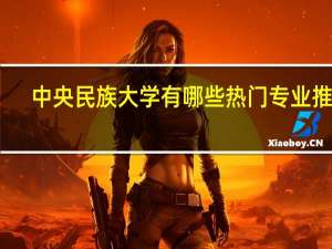 中央民族大学有哪些热门专业推荐