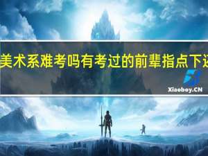 中央民族大学的美术系难考吗  有考过的前辈指点下  还有文化课有限英语吗