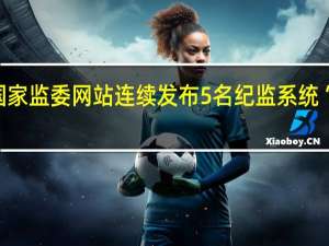中央纪委国家监委网站连续发布5名纪监系统“内鬼”被查消息（澎湃新闻）