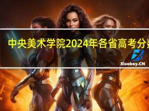 中央美术学院2024年各省高考分数线