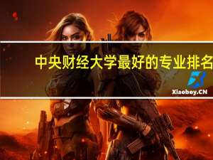 中央财经大学最好的专业排名