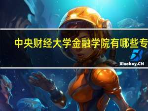 中央财经大学金融学院有哪些专业