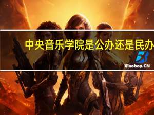 中央音乐学院是公办还是民办