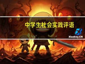 中学生社会实践评语