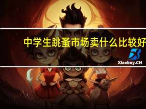 中学生跳蚤市场卖什么比较好