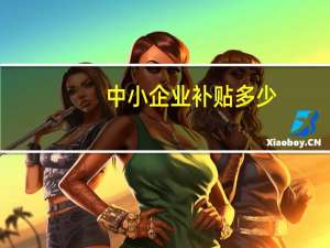 中小企业补贴多少