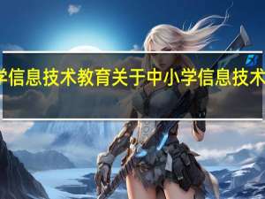 中小学信息技术教育 关于中小学信息技术教育的介绍