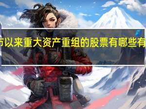 中小板上市以来重大资产重组的股票有哪些 有重组预期的股票