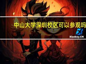 中山大学深圳校区可以参观吗