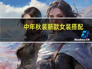 中年秋装新款女装搭配