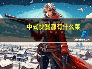中式快餐都有什么菜
