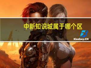 中新知识城属于哪个区