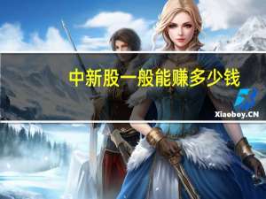 中新股一般能赚多少钱